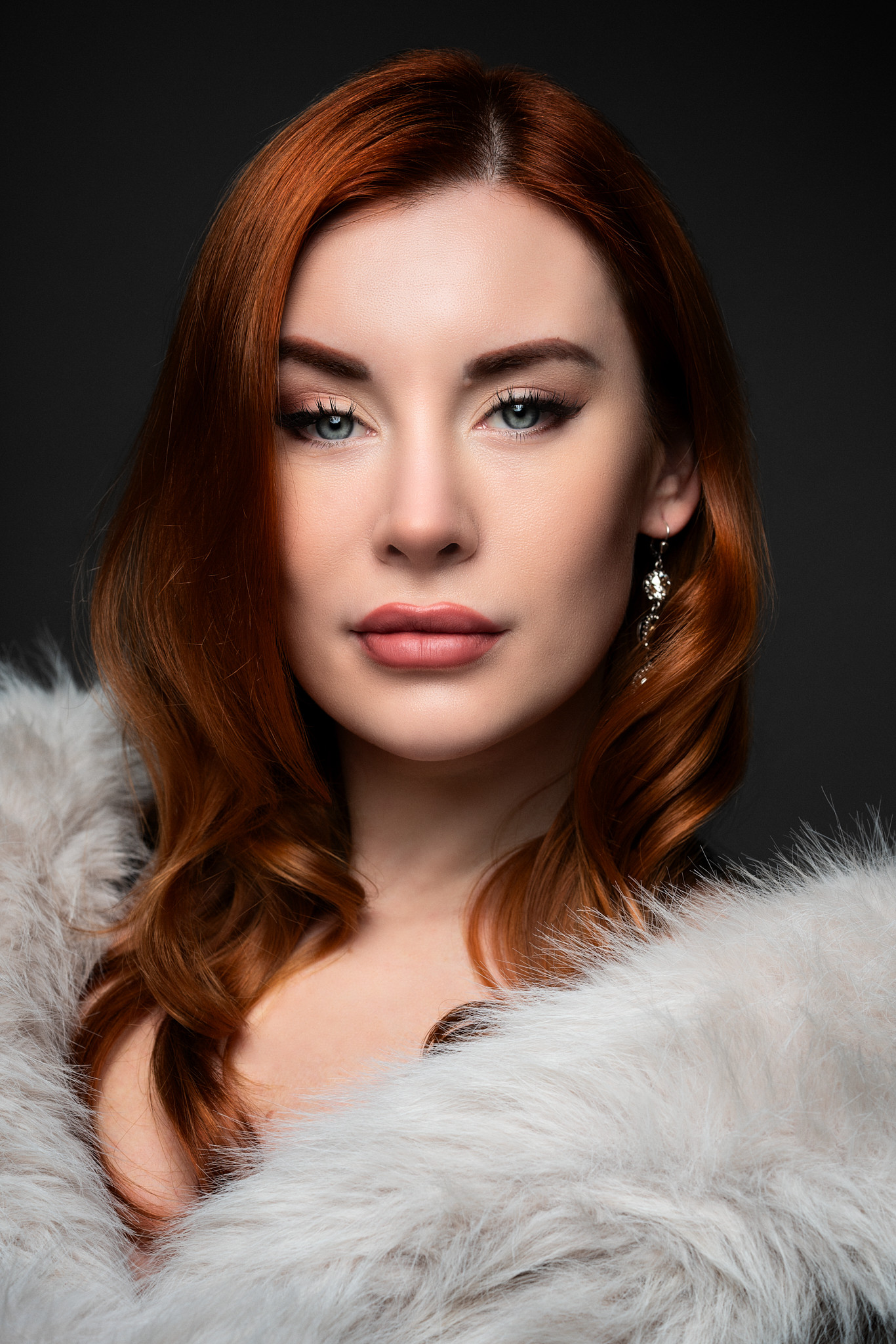 Actor headshot of a red-haired woman
