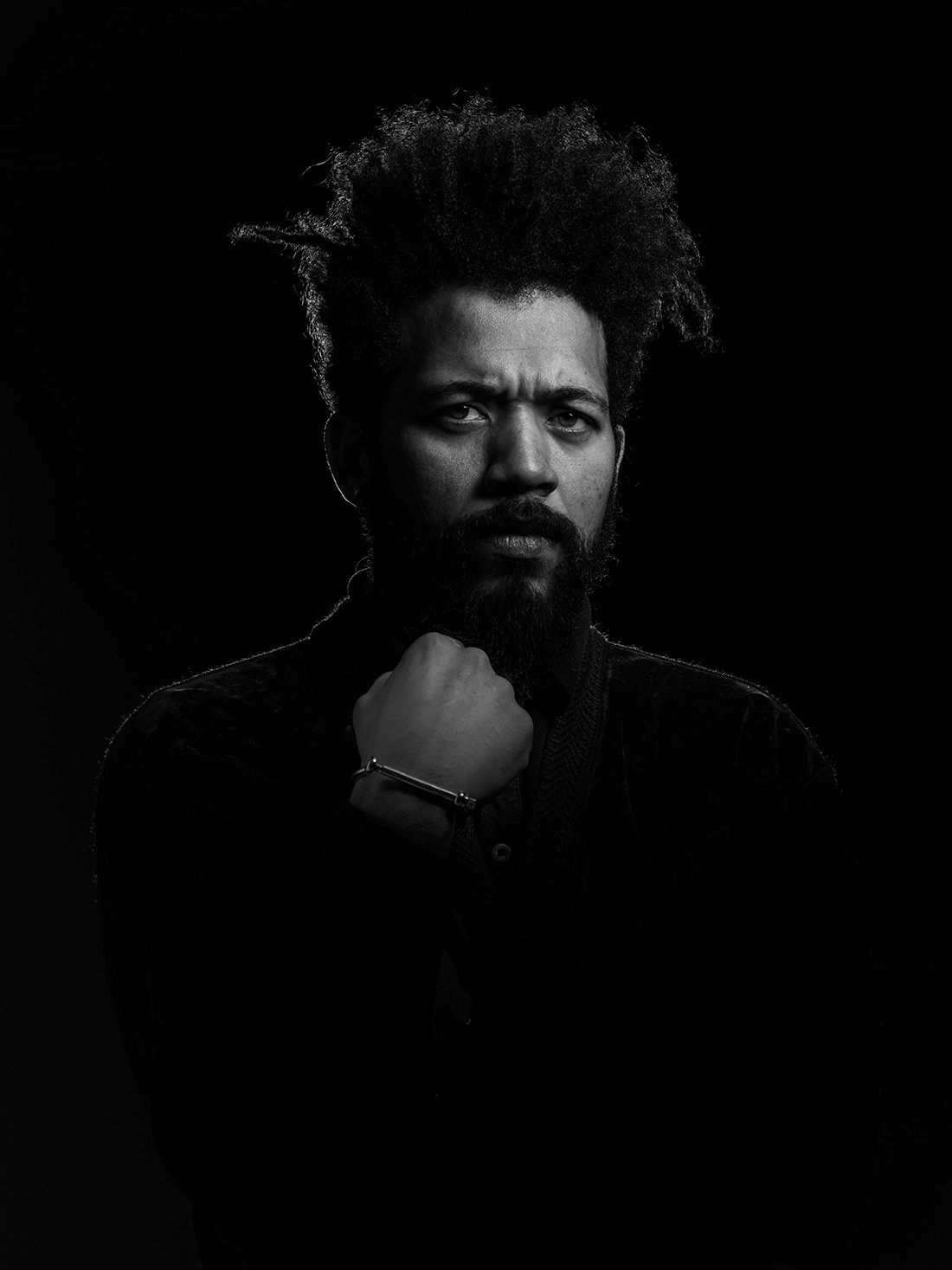 Dramatic actor portrait by Hampus Danielsson